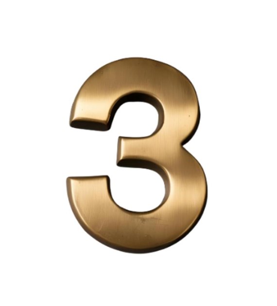 Cyfra na dom 10 cm MOSIĄDZ 3