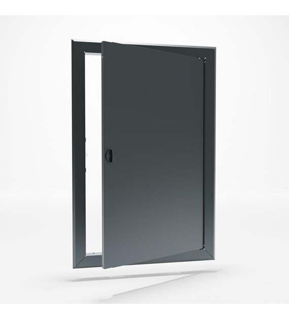 Drzwiczki rewizyjne malowane zatrzask (wew. 20x25) - GRAFITOWE