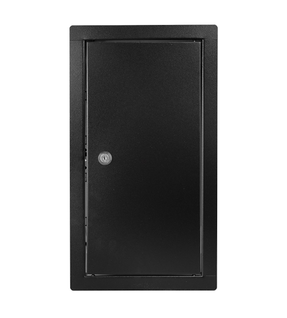 Drzwiczki rewizyjne malowane kluczyk (wew. 30x50cm) - CZARNE