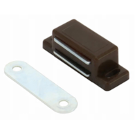 Zamek meblowy magnetyczny - BRĄZOWY
