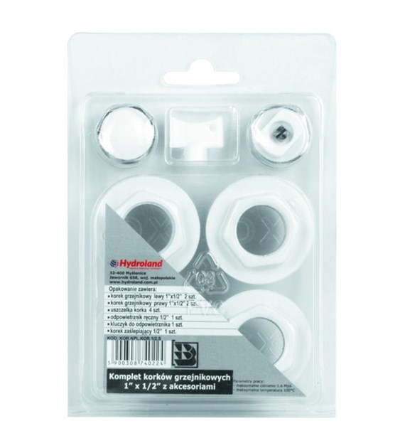 Zestaw korków grzejnikowych