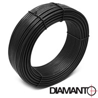 Drut ogrodniczy powlekany PCV 2,6mm x 52m (czarny)