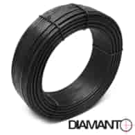 Drut ogrodniczy powlekany PCV 2,6mm x 52m (czarny)