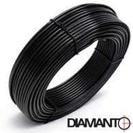 Drut ogrodniczy powlekany PCV 3,40mm x 52m (czarny)