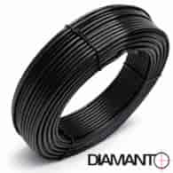 Drut ogrodniczy powlekany PCV 3,40mm x 52m (czarny)