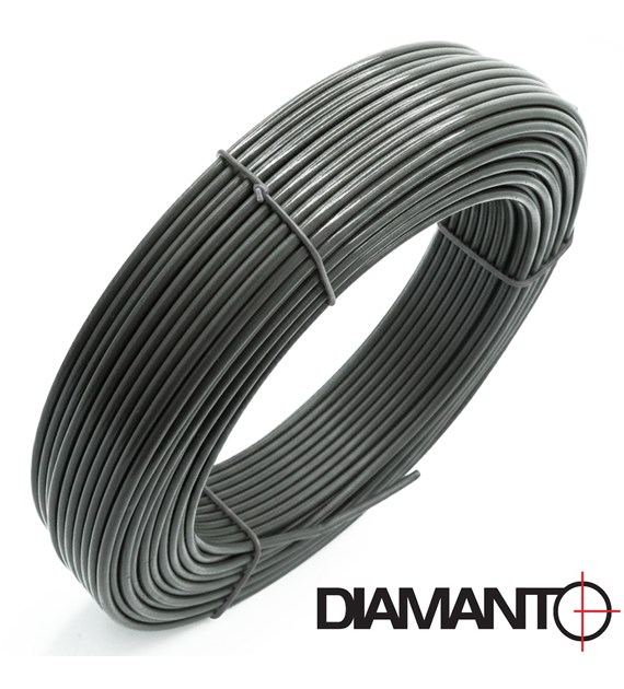 Drut ogrodniczy powlekany PCV 3,40mm x 52m (antracyt)