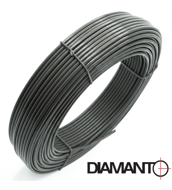 Drut ogrodniczy powlekany PCV 3,40mm x 52m (antracyt)
