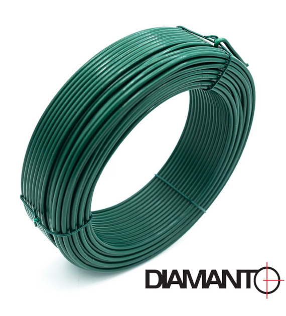 Drut ogrodniczy powlekany PCV 2,6mm x 52m (zielony)