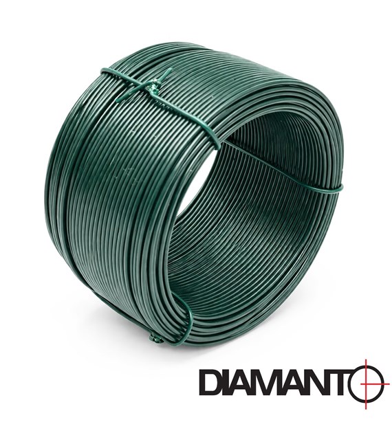 Drut ogrodniczy powlekany PCV 1,25mm x 50m (zielony)