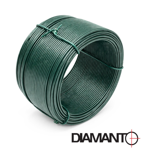 Drut ogrodniczy powlekany PCV 1,25mm x 50m (zielony)