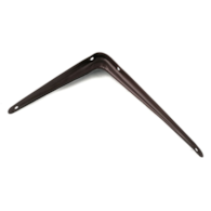 Kątownik pod półkę wzmocniony 140x200mm CZARNY