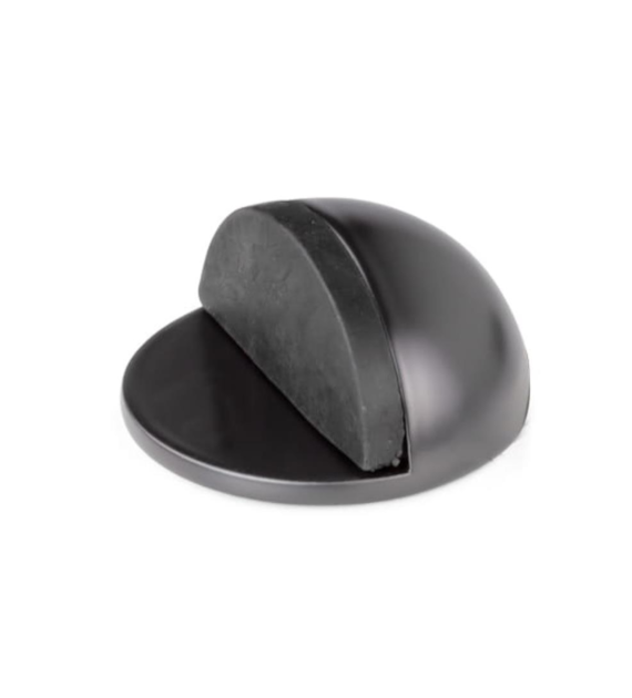 Odbój drzwiowy półkulisty  V  samoprzylepny CZARNY