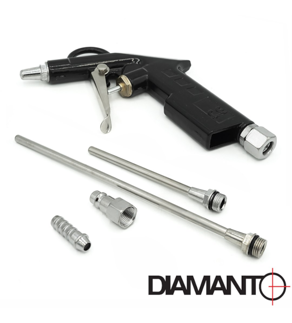 Pistolet do przedmuchiwania zestaw 5 elementowy DIAMANTO