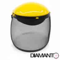 Przyłbica ochronna z siatką CE DIAMANTO [p-40]