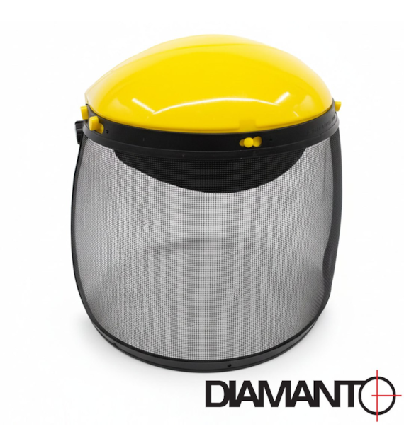 Przyłbica ochronna z siatką CE DIAMANTO [p-40]