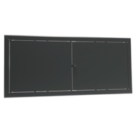 Drzwiczki rewizyjne dwuskrzydłowe malowane MAXI 90 x 90cm - BIAŁE, pokrętło