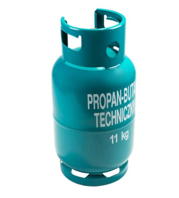 Butla do gazu PROPAN-BUTAN - 11kg z kołnierzem