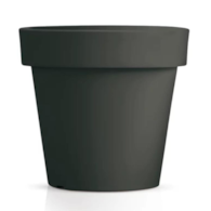 Doniczka DLR800 Lexo Round - antracytowy