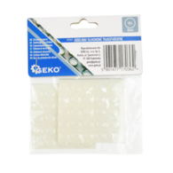 Odbojniki silikonowe transparentne – okrągłe pod meble 8mm 50szt