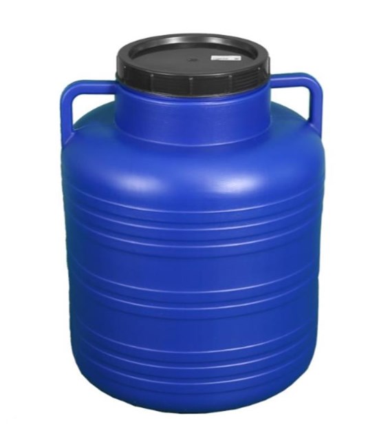 Beczka plastikowa 60L z pokrywką ATEST