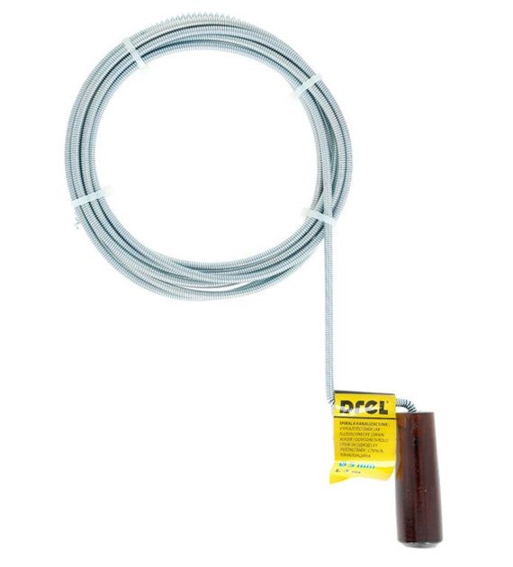 Spirala kanalizacyjna ocynkowana 5mm, 3m DREL