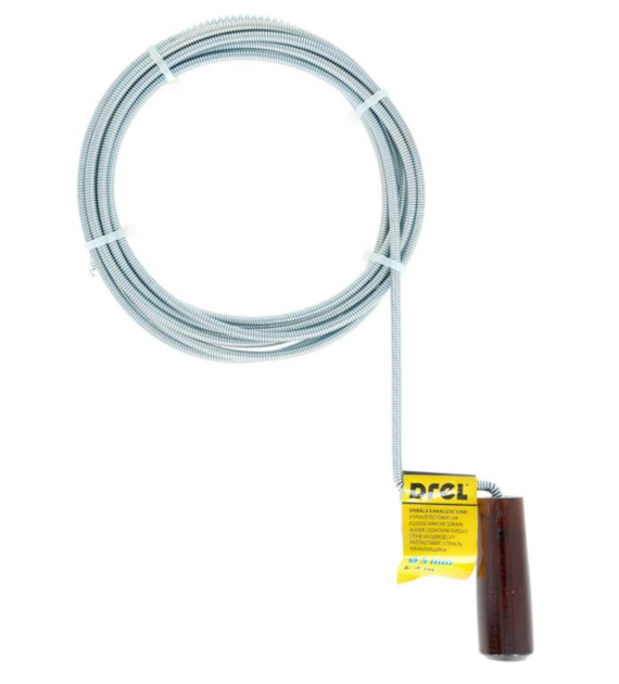 Spirala kanalizacyjna ocynkowana 5mm, 3m DREL