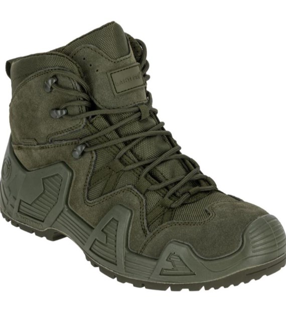 Buty trzewiki zamszowe OXFORD zielone rozm. 43, LAHTI PRO