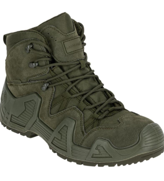 Buty trzewiki zamszowe OXFORD zielone rozm. 43, LAHTI PRO