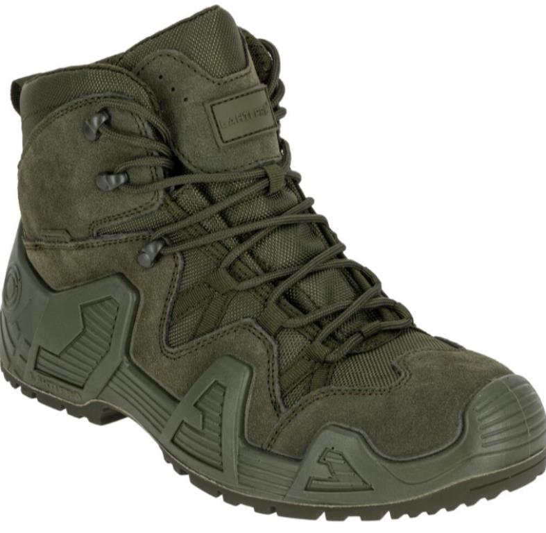 Buty trzewiki zamszowe OXFORD zielone rozm. 44, LAHTI PRO