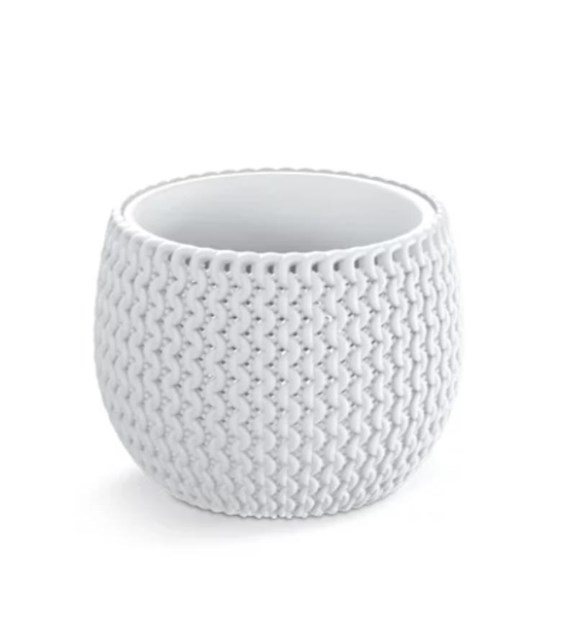 Doniczka DKSP180 Splofy Bowl - biały