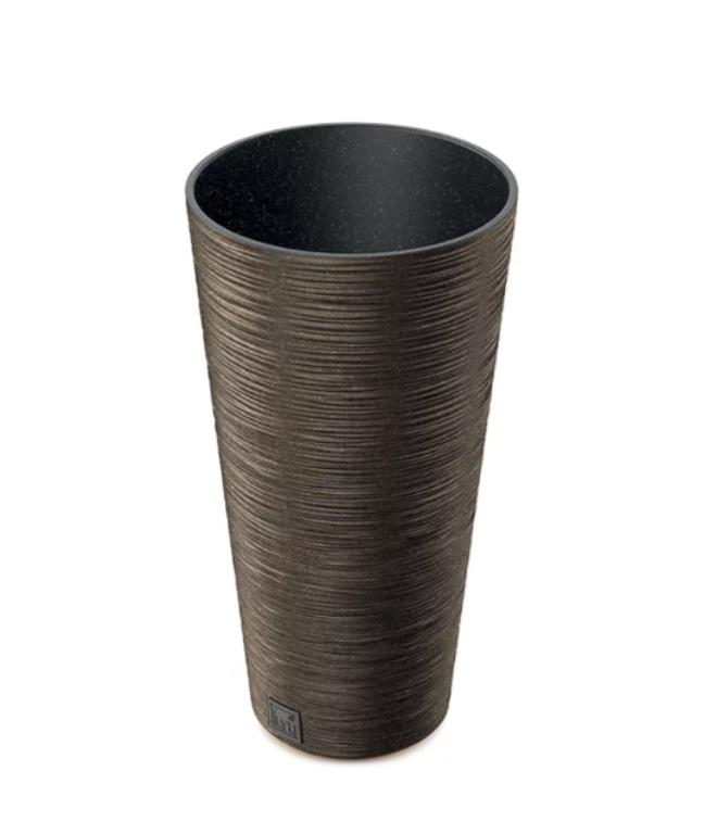 Doniczka FURU SLIM ECO WOOD - kawa ECO