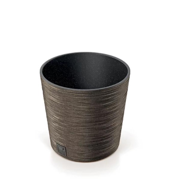 Doniczka DFR300W Furu Round Eco Wood - kawa ECO