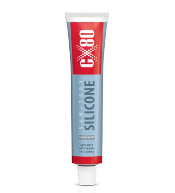 CX-80 Silikon sanitarny - tubka 80ml bezbarwny