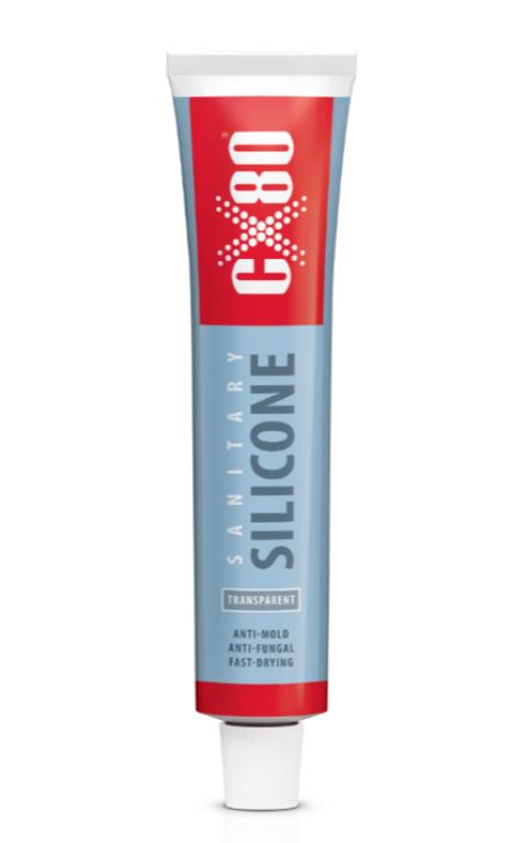 CX-80 Silikon sanitarny - tubka 80ml bezbarwny