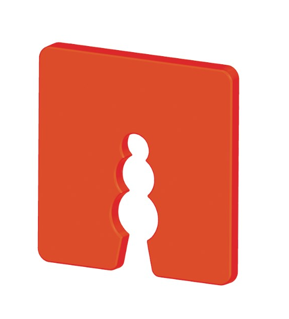 Podkładki dystansowe 50 x 50 białe, 50szt