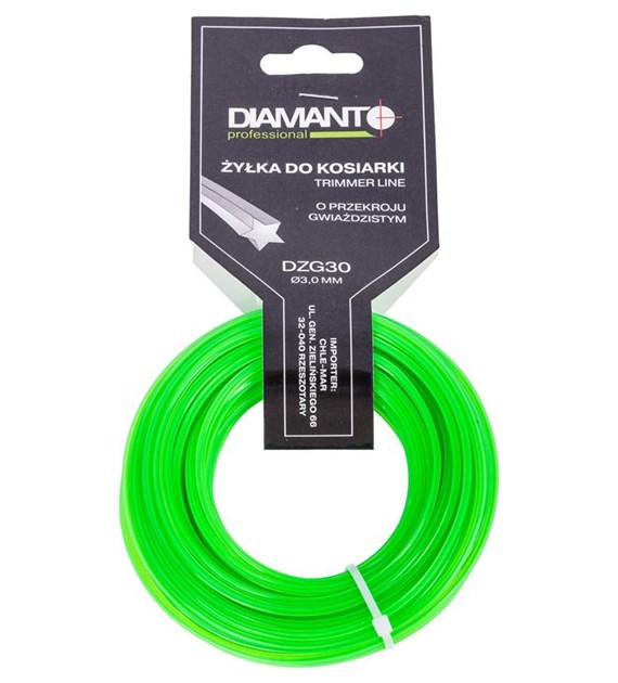Żyłka do kosiarki gwiazda 3,0mm 15m DIAMANTO