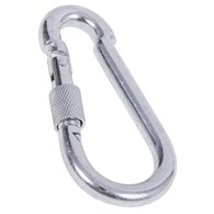 Karabińczyk z zabezpieczeniem 90 mm DIAMANTO