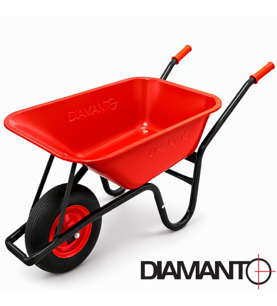 Taczki ogrodowe 100l kosz ocynkowany MALOWANY  DIAMANTO