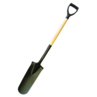 Łopata drenarska 42cm oprawiona