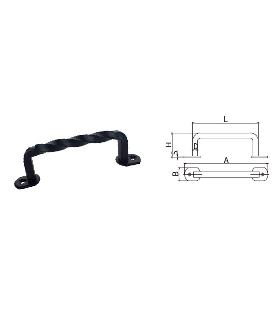 Antaba drzwiowa KUTA nr 1 DIAMANTO