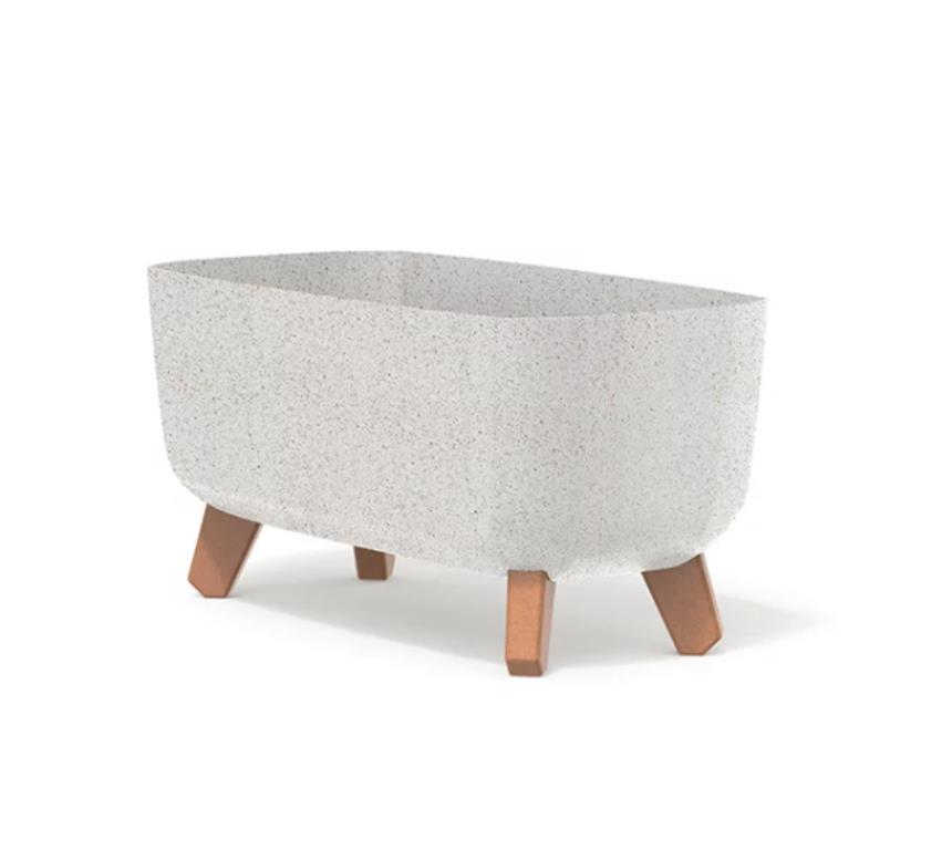 Doniczka DGCL400W Gracia Case Eco Wood - biały ECO