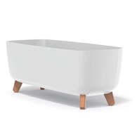 Doniczka DGCL400W Gracia Case Eco Wood - biały ECO