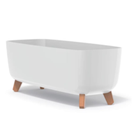 Doniczka DGCL400W Gracia Case Eco Wood - biały ECO