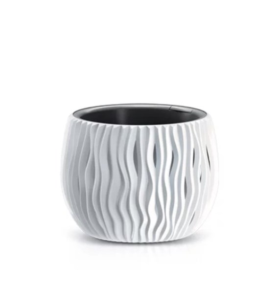 Doniczka DSK180 Sandy Bowl - biały