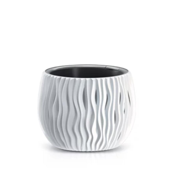 Doniczka DSK180 Sandy Bowl - biały