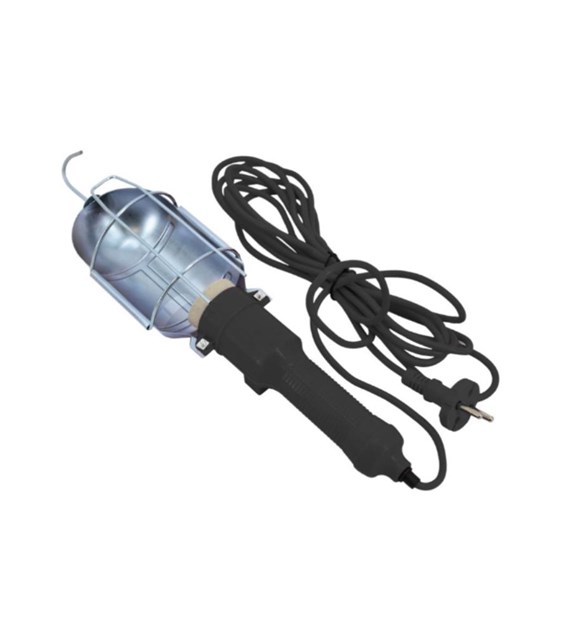 Oprawa warsztatowa MGJ 1xE27 czarna kabel 6m DIO-0659 Dioled