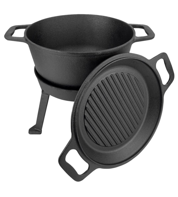 Garnek żeliwny 8 L - 3w1 DIAMANTO