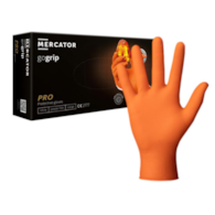Rękawice GOGRIP-ORANGE nitrylowe bezpudrowe rozm. XL, 50szt