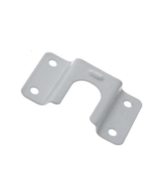 Uchwyt drążka do szaf malowany biały