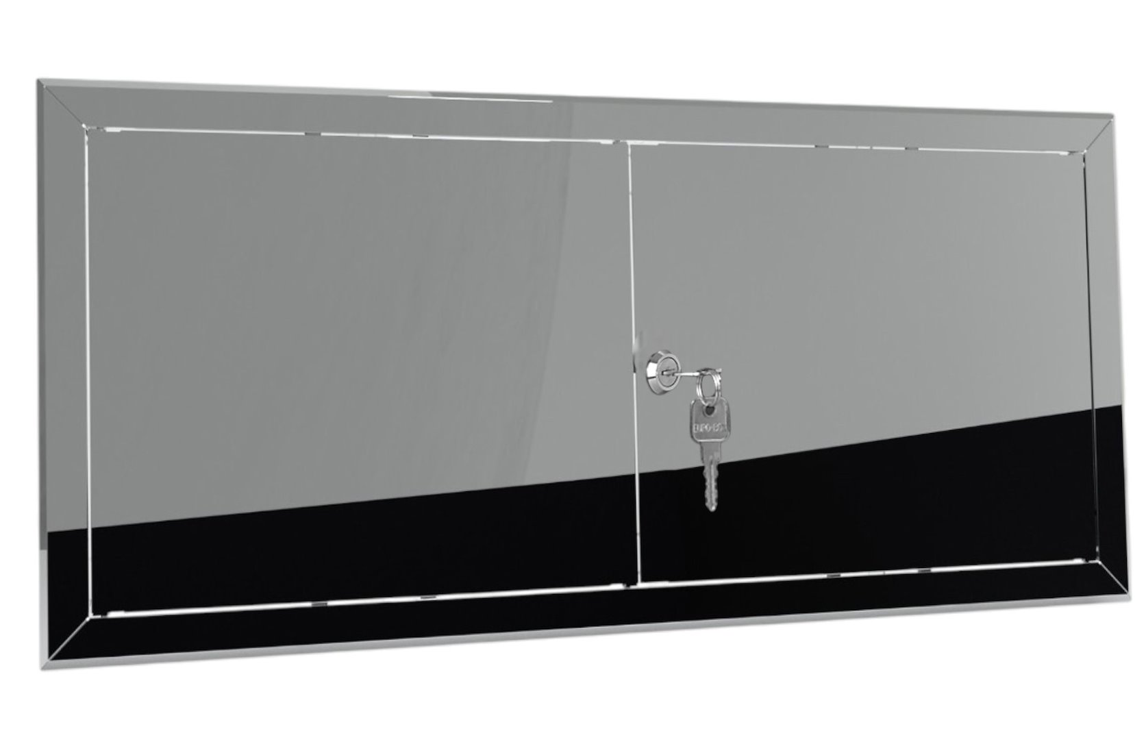 Drzwiczki rewizyjne dwuskrzydłowe MAXI 90 x 70cm - NIERDZEWNE, klucz